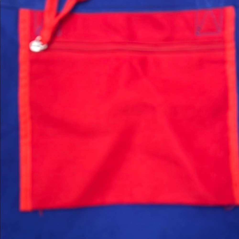 Esprit Blue and Red Tote Bag - Picture 8 of 11
